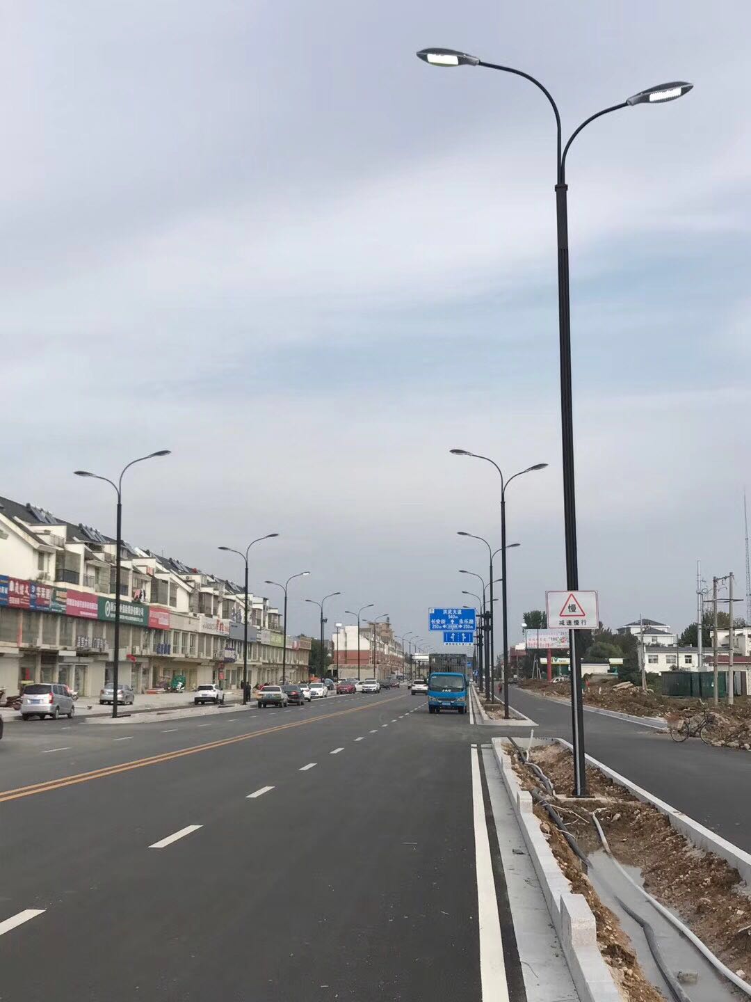 安徽鳳陽縣led路燈工程案例